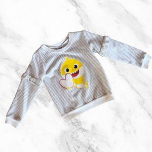 Kids Baby Shark Long Sleeve Sweater SIZE 5T